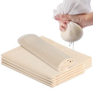 cheesecloth 50x50cm cheese cloths unbleached cheese cloth ultra fine cheesecloths for straining cooking baking cheese making juicing 5pcs