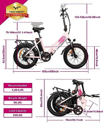 VICTRIP Folding Electric Bike