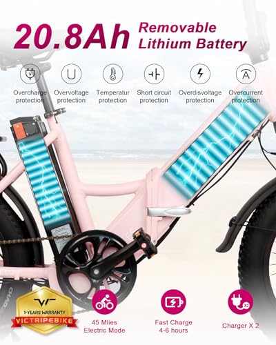 VICTRIP Folding Electric Bike