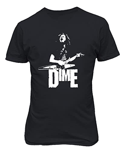 Dimebag American Musician Heavy Metal Music Unisex T-Shirt (Black, X-Large)