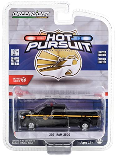 Greenlight 43020-E Hot Pursuit Series 44-2021 Ram 2500 - New York State Police State Trooper 1:64 Scale Diecast