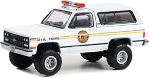 greenlight 43020-c hot pursuit series 44-1991 chevy k5 blazer - north dakota state patrol 1:64 scale diecast