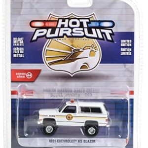 Greenlight 43020-C Hot Pursuit Series 44-1991 Chevy K5 Blazer - North Dakota State Patrol 1:64 Scale Diecast