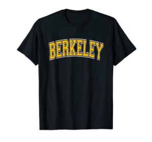 mens womens kids berkeley california ca varsity style text t-shirt