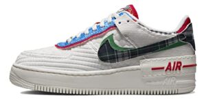 nike air force 1 shadow sail/multi-color-classic green (us_footwear_size_system, adult, women, numeric, medium, numeric_9)