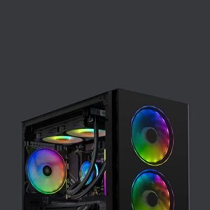 YEYIAN Gaming Computer Yari II- AMD Ryzen 7 7800X3D, AMD RX7900 XTX Gaming PC Desktop, 1TB NVMe SSD, 32GB DDR5 5200MHz RAM, Liquid Cooled, Win 11 Home, USB-C 3.2, WiFi 6, 850W PSU