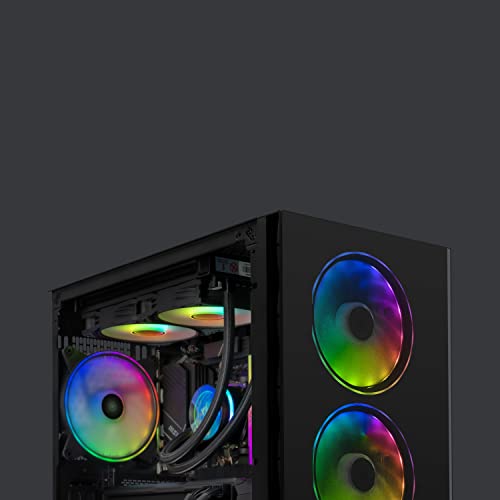 YEYIAN Gaming Computer Yari II- AMD Ryzen 7 7800X3D, AMD RX7900 XTX Gaming PC Desktop, 1TB NVMe SSD, 32GB DDR5 5200MHz RAM, Liquid Cooled, Win 11 Home, USB-C 3.2, WiFi 6, 850W PSU