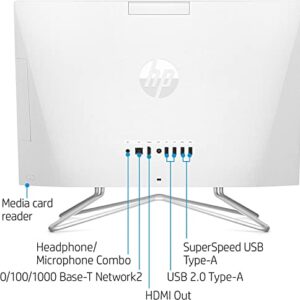 HP 22 AIO 21.5" FHD All-in-One Business Desktop Computer [Windows 11 Pro], Intel Celeron J4025 (up to 2.9 GHz), 16GB DDR4 RAM, 1TB SSD, WiFi, Bluetooth 4.2, HDMI, RJ-45, Keyboard & Mouse, w/Battery