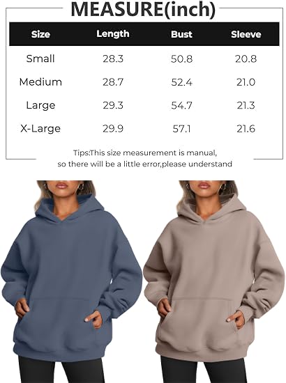 Trendy Queen Fall Clothes for Women 2023 Womens Fashion Hoodies Oversized Sweatshirts Cute Long Sleeve Outfits Sweaters Fleece Jackets Loose Outfits Casual Pullover Winter Y2k