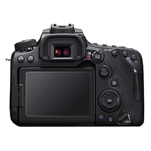 Canon EOS 90D DSLR Camera w/EF-S 18-55mm F/4-5.6 STM Zoom Lens + 75-300mm F/4-5.6 III Lens + 420-800mm Super Telephoto Lens + 64GB Memory Cards, Professional Photo Bundle (44pc Bundle) (Renewed)