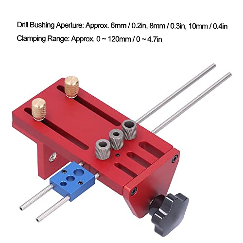 Upgrade Your Woodworking Skills with Adjustable Dowel Jig Kit and Hole Drill Guide - Woodworking Jigs and Fixtures for Perfect Drilled Holes - Includes Woodworking Tool Set - Buy Now