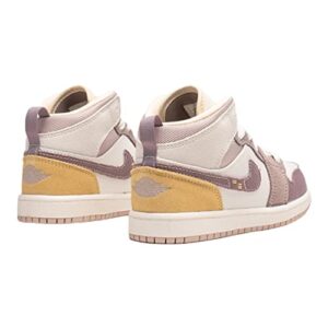 Nike Air Jordan 1 Pre School Shoes Sail/Taupe Haze-Fossil Stone DZ4468-102 - Size 11.5c