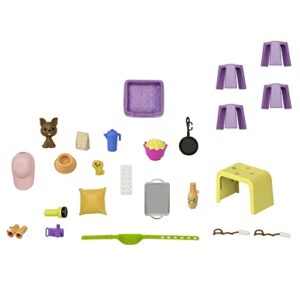 replacement parts for barbie dream camper vehicle set - hcd46 - replacement pretend cookware, dog supplies, camping supplies