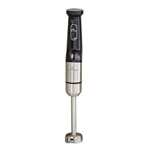 emeril everyday blender & beyond immersion hand blender, cordless with charging station, whisk and double beater included.