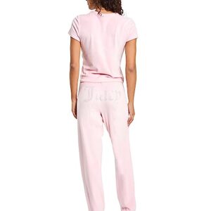 Juicy Couture Two Piece Velvet Fleece Lounge Sleep Set (as1, alpha, l, regular, regular, Pink)