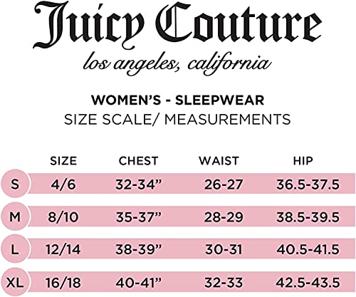 Juicy Couture Two Piece Velvet Fleece Lounge Sleep Set (as1, alpha, l, regular, regular, Pink)