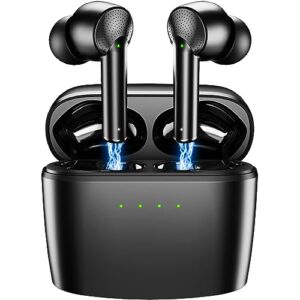 wireless earbuds bluetooth 5.3 headphones hifi stereo wireless headphones with 4 enc noise clear canceling mic wireless headset with led display charging case 42h playtime touch control ip7 waterproof