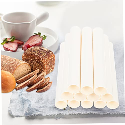 UPKOCH 36pcs Screwball Ice Cream Fry Bread Croissants Danish Pastry Molds Cannoli Shell Fried Pastry Tubes Horn Bread for Kitchen DIY Bread Mold Nonstick Bread Mold Baking Mold Pancakes