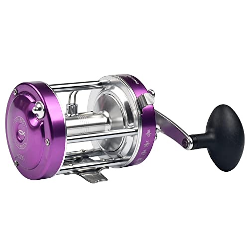 ANCIENT MARINER 6000 Fishing Reels, More Powerful Ancient Mariner Reels 6000 Catfish Right Hand, Purple