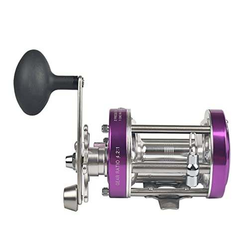 ANCIENT MARINER 6000 Fishing Reels, More Powerful Ancient Mariner Reels 6000 Catfish Right Hand, Purple