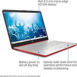 HP Pavillion15.6 inch Laptop for Business, College Students, Intel Pentium Quad-Core N5030, Windows 11, Microsoft Office 365 1-Year, 16GB RAM, 1TB SSD, Light-Weight, HDMI, Fast Charge, Red, PCM