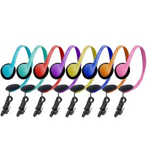 YFSFQS Kids Headphones Bulk 32 Pack for Classroom School Students Teens Children Gift and Adult,Wholesale Wired Adjustable Headphones for Classroom Earphones(Multi Color)