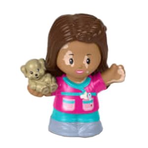 replacement part for fisher-price little people playset - replacement female veterinarian figure ~ inspired by barbie you can be anything