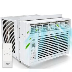 arctic king 10,000 btu window air conditioner, cools up to 450 sq. ft, with digital panel and remote control, easy installation, for house, apartment, and office