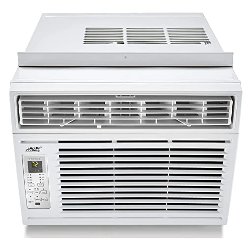 Arctic King 10,000 BTU Window Air Conditioner, Cools up to 450 Sq. Ft, with Digital Panel and Remote Control, Easy Installation, for House, Apartment, and Office