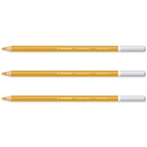 stabilo chalk-pastel pencil carbothello - pack of 3 - golden ochre (690)