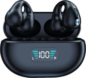 livem wireless earbuds bluetooth 5.3 headphones 60h playtime with charging case ipx7 waterproof 2023 led digital display wireless earphone with mic ear buds for sport cycling workout running