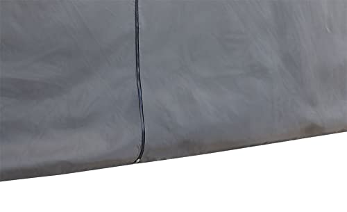 Sojag Accessories Set of 4 12' x 14' Curtains for Monaco/Messina/Mykonos Outdoor Gazebo Models, Grey