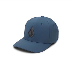 volcom men's stone tech delta water resistant hat, service blue