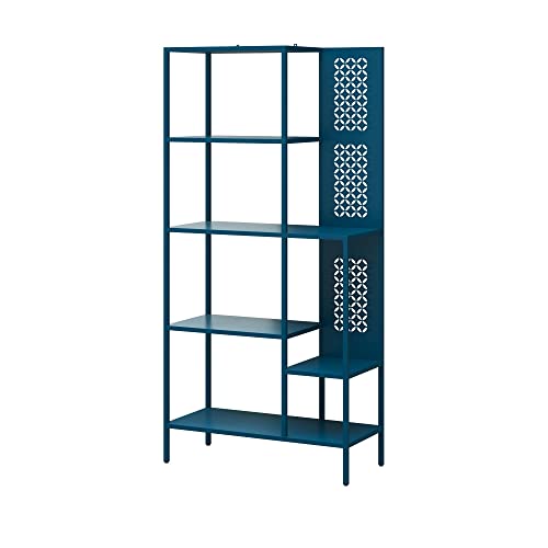 Mr. Kate Annie Metal Bookcase, Deep Blue Ocean