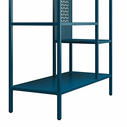 Mr. Kate Annie Metal Bookcase, Deep Blue Ocean