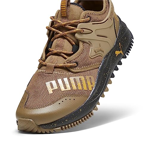 PUMA Men's Pacer Future Trail Sneaker, Chocolate Chip-Chocolate Chip-Amber, 12