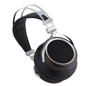 sivga luan hi-fi over-ear dynamic driver open-back wood headphone (black)