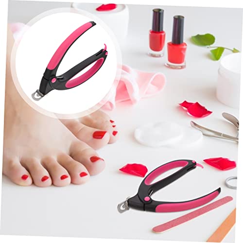 FOMIYES A Cross-Type Shear Stainless Steel Nail Clippers Stainless Steel Scissors para Uñas Acrylic Nail Clippers Acrylic Nails Nail Stuff Professional Nail Clipper Acrylic