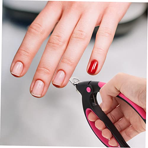 FOMIYES A Cross-Type Shear Stainless Steel Nail Clippers Stainless Steel Scissors para Uñas Acrylic Nail Clippers Acrylic Nails Nail Stuff Professional Nail Clipper Acrylic