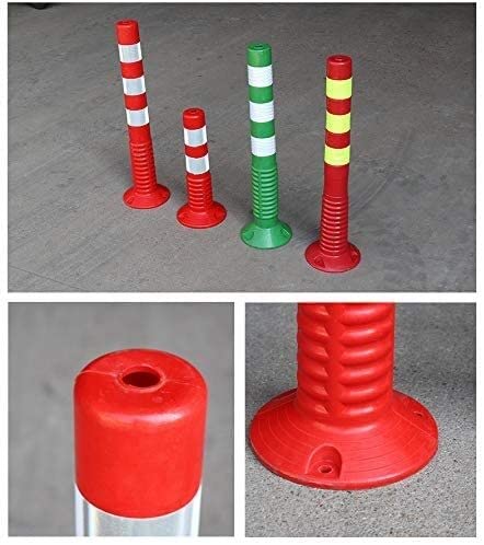 GOOFFY Parking Post, Parking Barrier, for Parking Lot Plastic Parking Bollards for Traffic Cones in Lanes Without Commercial Or Private Parking Spaces Parking Bollards Parking (Size : 750x80mm)