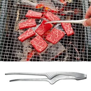 Stainless Steel BBQ Tongs Non-slip Korean BBQ Tongs Self-standing Grill Tongs for Cooking Utensils Candy Making Accessories