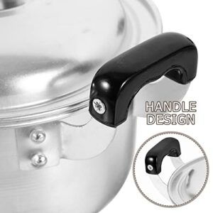 Stock Pot with Lid Korea Ramen Pot Noodle Cooking Pot Kitchen Stock Pot Congee Cookware Saucepan Ramyun Pot with Handle for Soup Milk Butter Stew Pasta Korean Noodle Pot