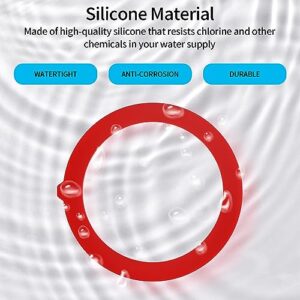 Flush Valve Seal Compatible with Kohler, 2 Pcs Silicone Canister Flush Valve Seal Kit, Toilet Tank Parts Canister Flush Valve Gasket Replacement Compatible with K-GP1059291 K-4436 Part