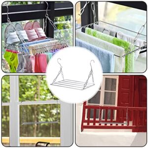 Drying Rack Clothing Hanging Drying Rack Clothing Clothes Drying Rack Space-Saving Clothes Drying Rack for Towels Baby Clothes Lingerie Shoes Socks Laundry Rack Drying