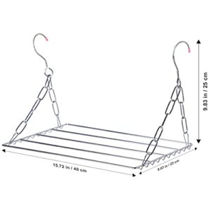 Drying Rack Clothing Hanging Drying Rack Clothing Clothes Drying Rack Space-Saving Clothes Drying Rack for Towels Baby Clothes Lingerie Shoes Socks Laundry Rack Drying