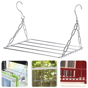 Drying Rack Clothing Hanging Drying Rack Clothing Clothes Drying Rack Space-Saving Clothes Drying Rack for Towels Baby Clothes Lingerie Shoes Socks Laundry Rack Drying