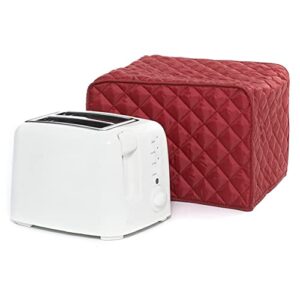 villcase 1pc bread machine cover bread toaster bread oven bread maker cover toaster cover 4 slice four slice toaster appliance cover red electrical appliance household