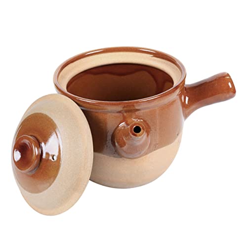 HEMOTON Korean Hot Pot Korean Clay Pot Japanese Tea Pot Earthen Cooking Pot Chinese Medicine Cooker Chinese Herbal Casserole Medicine Boiling Pot Chinese Medicine Pot Chinese Pots Milk Pot