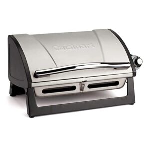 cuisinart cgg-059c grillster portable gas grill, 146 sq. inch cooking space
