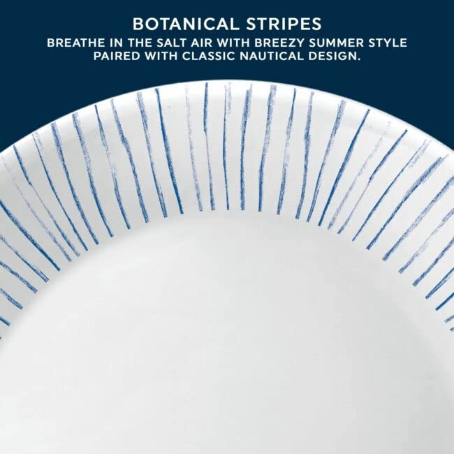 Corelle® Botanical Stripes 12-piece Dinnerware Set, Service for 4